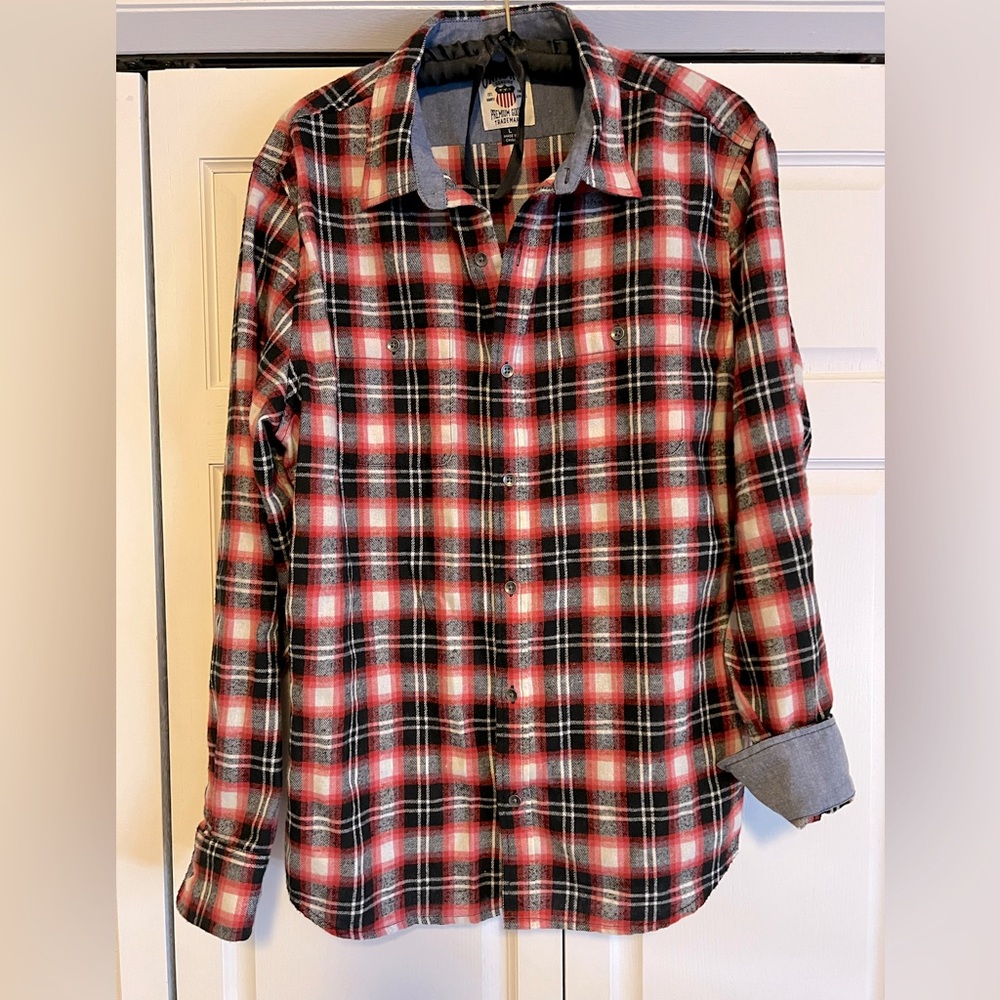 Men’s Size Large Flannel Shirt-Oak & Rye